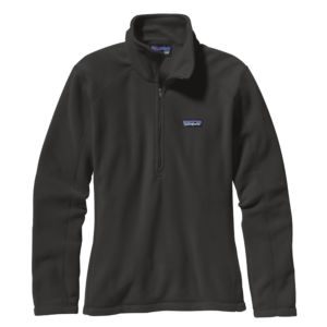 Polar Micro-D 1/4 Zip Mujer Negro