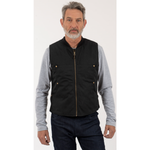 Vest Canvas Tschaloe Hombre Negro