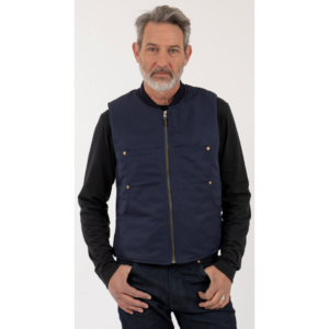 Vest Canvas Tschaloe Hombre Azul