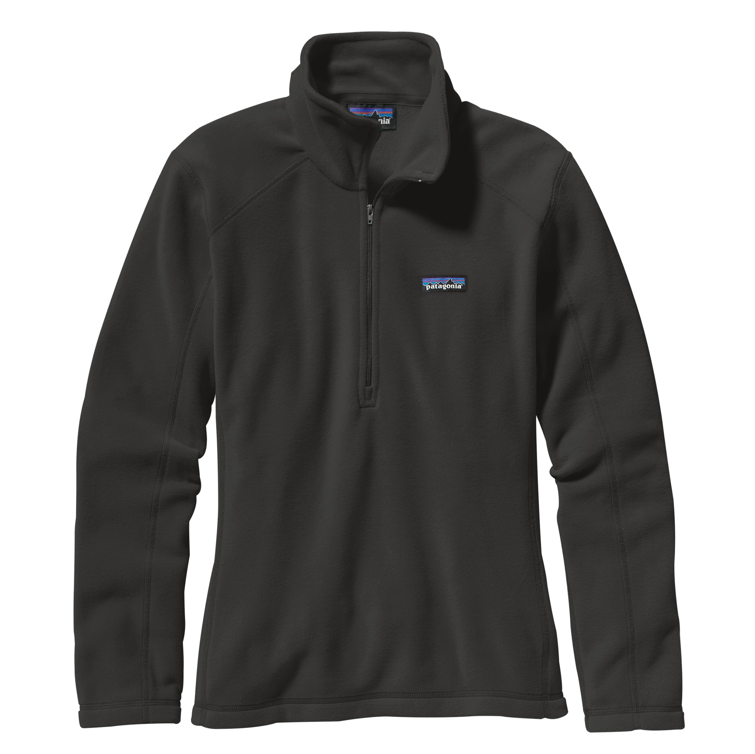 Polar Micro-D 1/4 Zip Mujer Negro