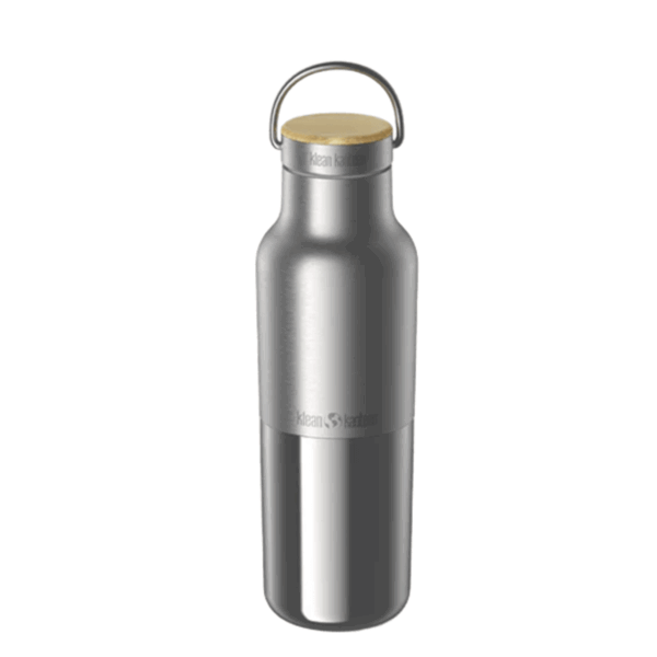 Botella Térmica Rise Reflect 473 ml con tapa de bambú